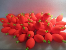 50 BOBBERS de Pesca Grandes Flotadores Ovalados de 2.5" Espuma Pesada A Presión de Flotador Elección