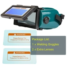Welding Goggle Auto Dimming Solar Power For Soldering Mask Helmet Eye Protection