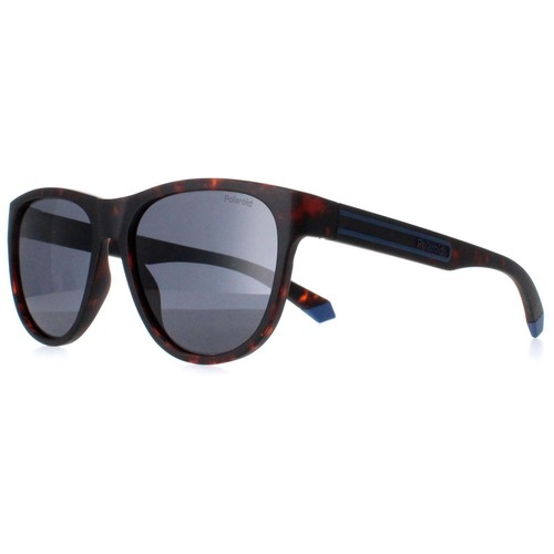 Polaroid Gafas de Sol Pld 2156/S Hgc C3 Mate Havana Azul Gris Polarizado - Imagen 2 de 4