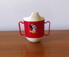 Vintage Tommee Tippee Sippy Cup with Minnie Mouse Baby