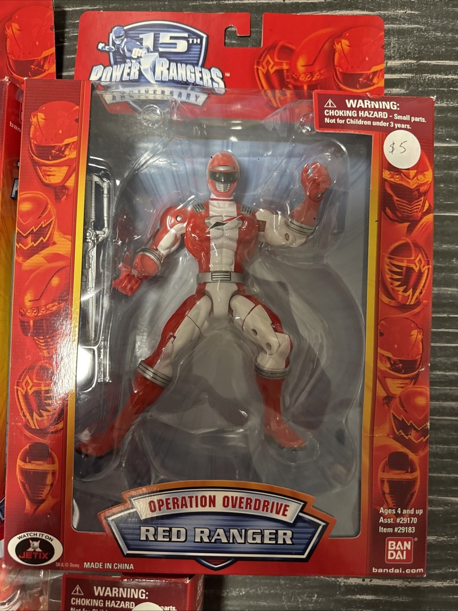 POWER RANGERS レッドレンジャー フィギュア 15Th Anniversary Power Ranger Red Ranger Set | eBay