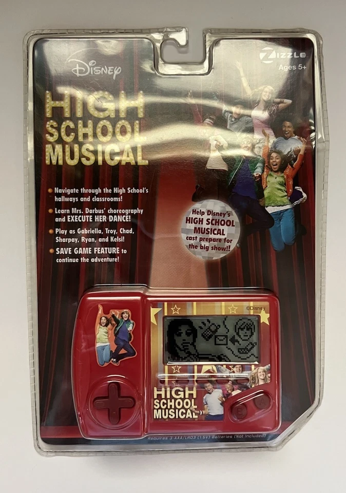 DISNEY HIGH SCHOOL MUSICAL Y2K Electrónico Portátil LCD JUEGO NUEVO Necesita Baterías’s Foto 2 de 4