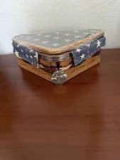 NEW Longaberger 2009 Barack Obama Inaugural Basket Liner & Protector  set New