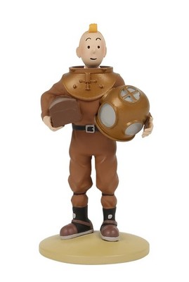 Tim & Struppi TINTIN 42229 Tim mit Taucheranzug 12 cm Neu OVP Figur