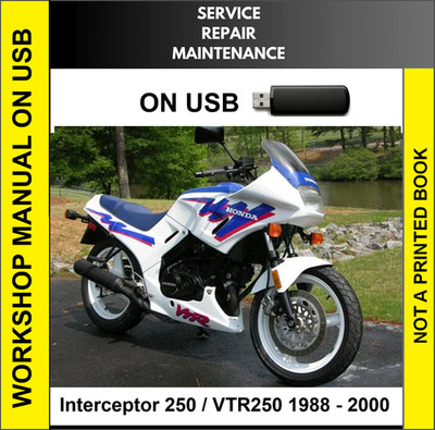 HONDA INTERCEPTOR VTR 250 VTR250 1988 1989 1990 SERVICE REPAIR