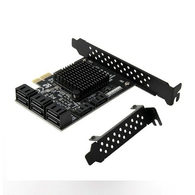 8-Port SATA 3.0 PCI Express Expansion Card PCI-E Controller 6G Adapter for HDD9T