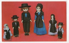 Amish Dolls Womelsdorf PA Postcard