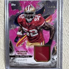 2024 Topps Inception San Fran Patch Pink Patrick Willis 55/99
