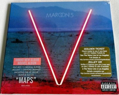 MAROON 5-V-CD FACTORY SEALED-(ROCK,POP,ALTERNATIVE)