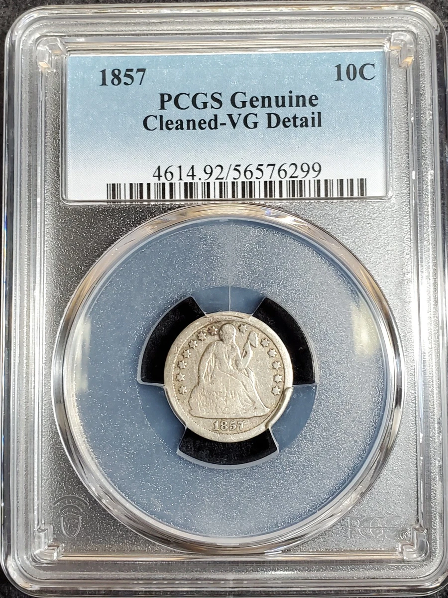 1857 Year PCGS Certified Seated Liberty Dimes (1837-1891) for sale