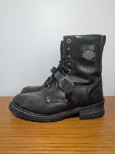 Size 8.5 - Mens Black Eagle Harley Davidson B...