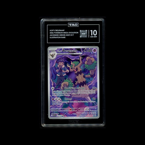 Hop's Trevenant graded TAG 10 for sale on eBay