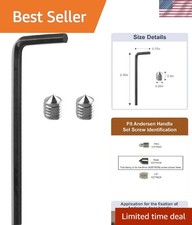 Set Screw & Wrench Fits Andersen 400 Series Frenchwood Patio Door Handle