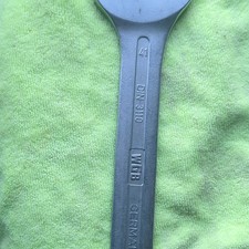 Wgb Metric Open End Wrench 41mm 36mm Germany. Chrome Vanadium. Excellent.