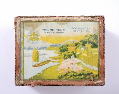 Vintage Chinese Hong Kong Ying Mee Tea Co Woo Lung Tea Original Box
