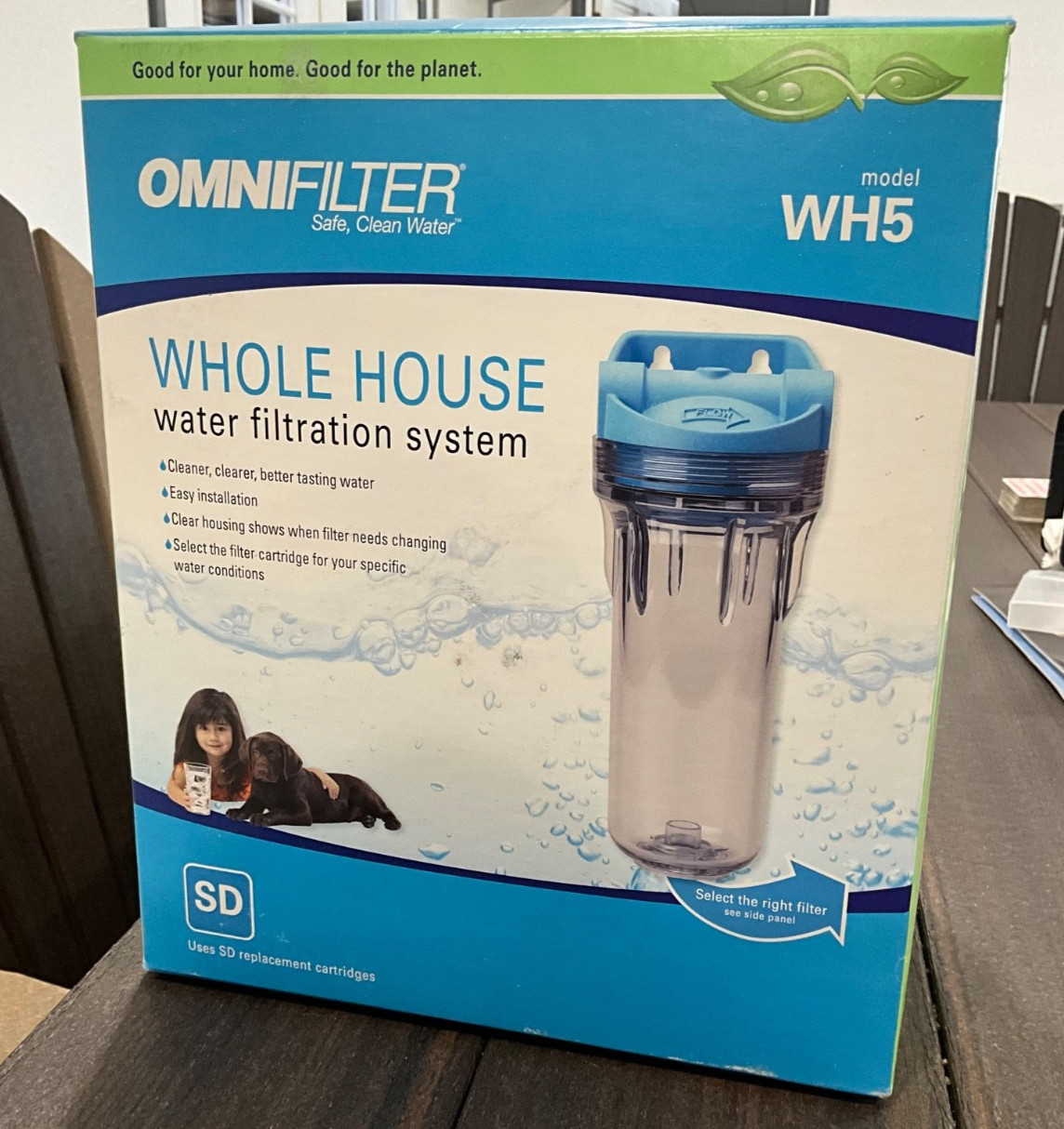 NEW Omnifilter Whole House Water filtration System. M#WH5 FR