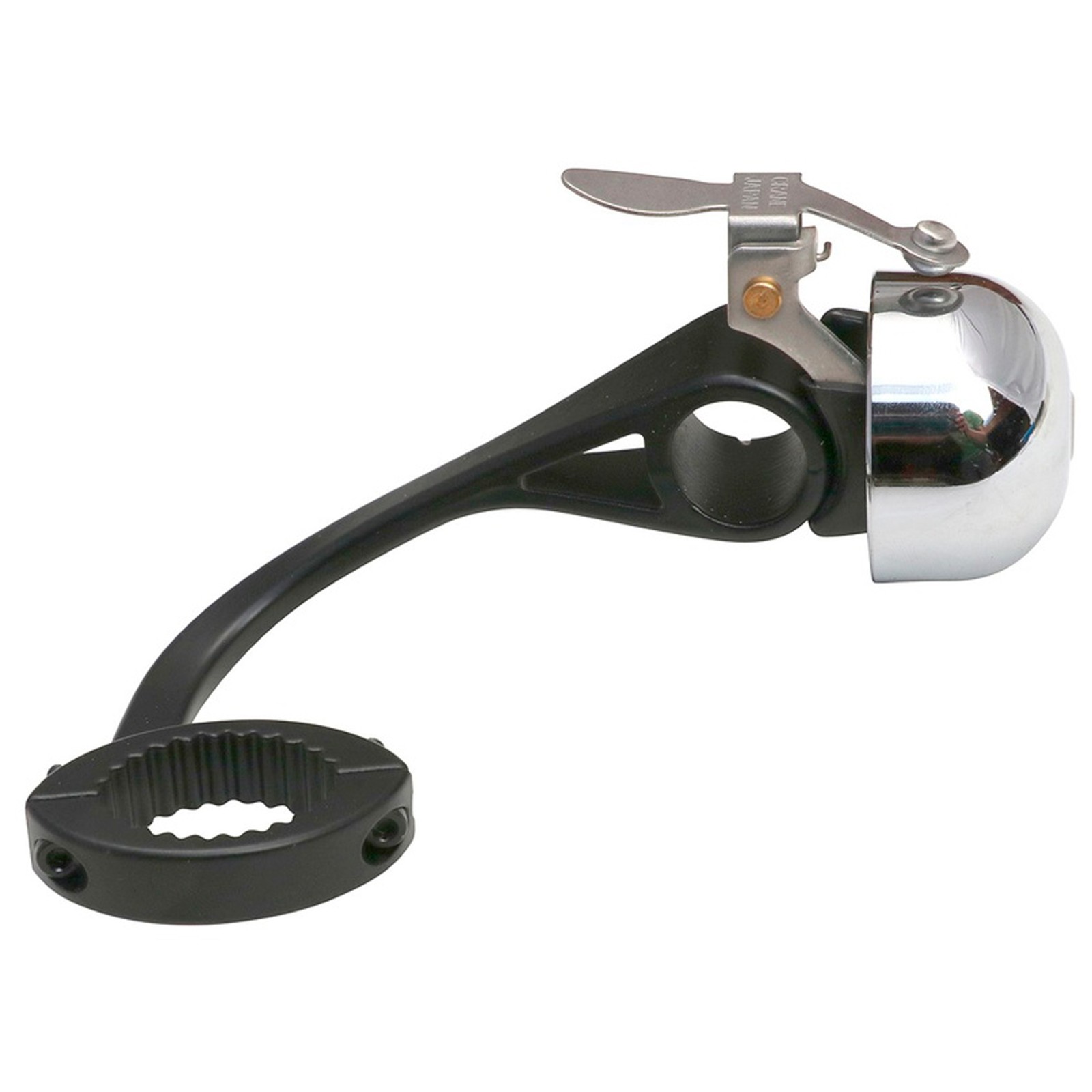 Crane E-Ne Bell SBR Chrome - Brass Bicycle Bell with Aluminum Adapter - 9490₽