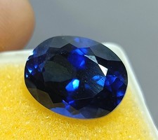 Certified 22.10 Ct Natural Kashmiri Blue Sapphire AAA Oval Cut Loose Gemstone
