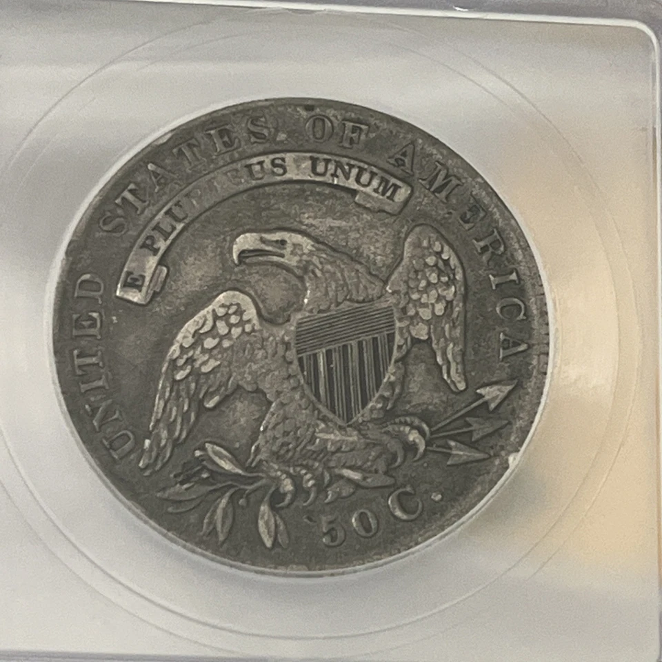 1834 50c ICG VF 35 DETAILS (scratched) Capped Bust Half Silver Dollar - Image 4 of 4