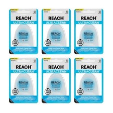 Ultraclean Mint Waxed Dental Floss - 30yd/6pk: 540yd Total Length-2pack