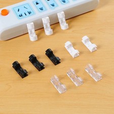 5/20 Pcs Cable Organizer Clips Wire Holder Cord Management Self-Adhesive Cable
