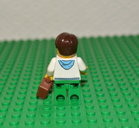 LEGO Town City Worker Business Man with Brown Briefcase Minifigure 3177  TWN096