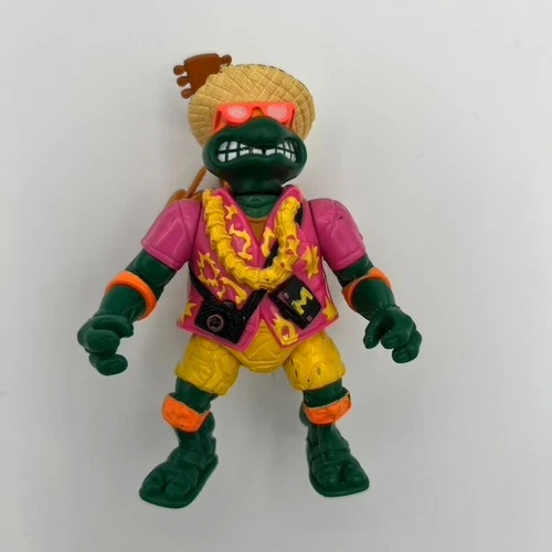 Vintage 1992 TMNT Beachcombin Mike Sewer Spittin Teenage Mutant Ninja Turtles