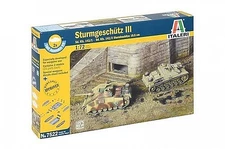 Italeri Sturmgeschutz III Fast Assembly - Plastic Model Military Vehicle Kit