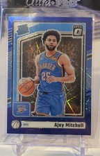 2024-25 Panini Donruss Optic Rated Rookie Ajay Mitchell #274 Blue Velocity