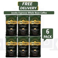 Jacobs Experten Espresso Coffee Beans Dark Roast Whole Bean 1kg - PACK OF 6 11.87 per pound