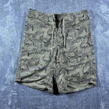 Patagonia Board Shorts Mens 30 Brown Tribal Wavefarer II Geometric 10  VTG