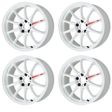 Work Emotion Zr10 Wheels 19x9.5j30 5x114.3 Azurewhiteazw Set Of 4