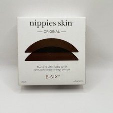 NIPPIES SKIN Original Nipple Cover Smooth Coverage; Espresso; 1 Pair S/M Cup A-C