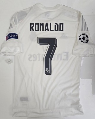 2015/16 Real Madrid Home #7 RONALDO Adizero Player Version