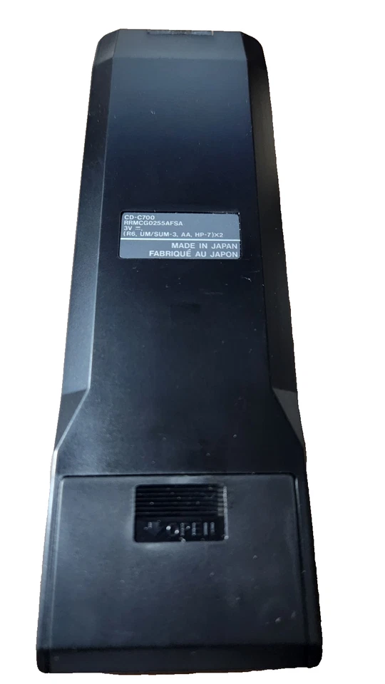 SHARP ORIGINAL REMOTE CONTROL OEM RRMCG0255AFSA USED IN VARIOUS AUDIO COMPONENTS - Image 2 of 2