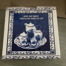 Blue And White Porcelain Mine Tea set