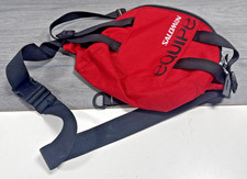 Salomon equipe Marsupio Uomo Rosso Nero Escursionismo Bici Campeggio Nascosto Trasporto Vintage