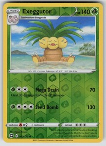Exeggutor 002/172 Brilliant Stars Reverse Holo Uncommon