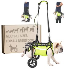 Adjustable Dog Wheelchair for Back Legs, for All Breed Dog - Includes High-Vi...