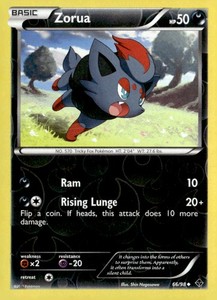 Zorua Common Reverse Holo Emerging Powers 66/98 Pokémon TCG