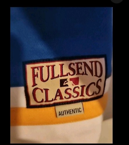 Jersey con capucha de hockey para hombre envío completo azul de San Luis XL nuevo con etiquetas - Imagen 2 de 9