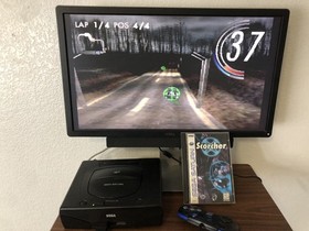 Scorcher Sega Saturn CiB 1996 Scavenger Official Racing Action Tested Works