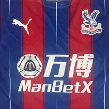 Rare Original Crystal Palace 2019/2020 Home Football Shirt Mens Medium