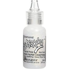 RANGER Stickles Glitter Glue .5oz, Diamond,Glues  Pastes