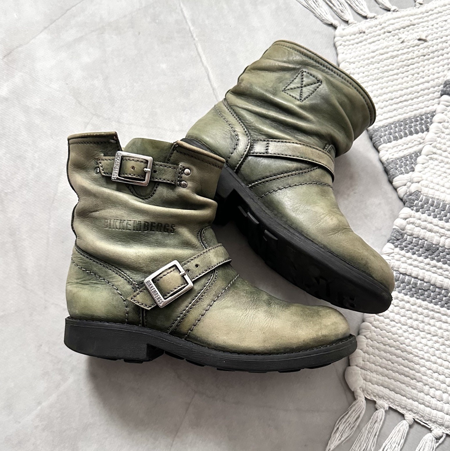 00s Dirk Bikkembergs Engineer Biker Boots AS 98 Guidi Vibe