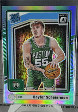 *🔥Baylor Scheierman Rated Rookie Silver Holo 2024-25 Donruss Optic RC Celtics🔥