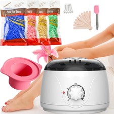 Professional Wax Heater Warmer Hair Removal Depilatory Waxing Kit  400G Beans