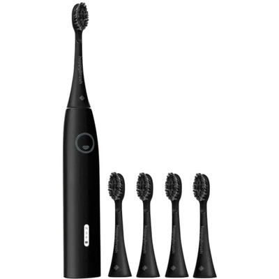 Happybrush ECO VIBE 3 Starterkit Elektrische Zahnbürste schwarz Schallzahnbürste