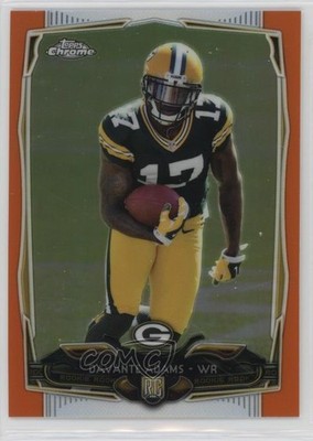 2014 Topps Chrome Retail Orange Refractor Davante Adams #114 0e1b