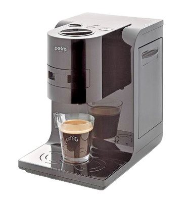 Petra KM 39.07 Café Intenso Kaffeepadautomat ''PerfectCrema''System, schwarz, TOP